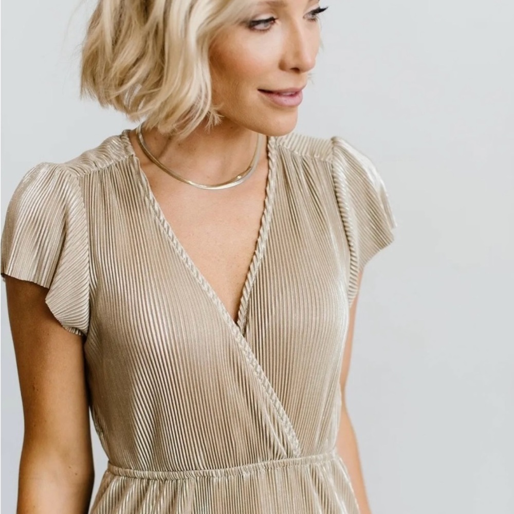 Baltic Born Gold Athena Maxi Dress XS NWT